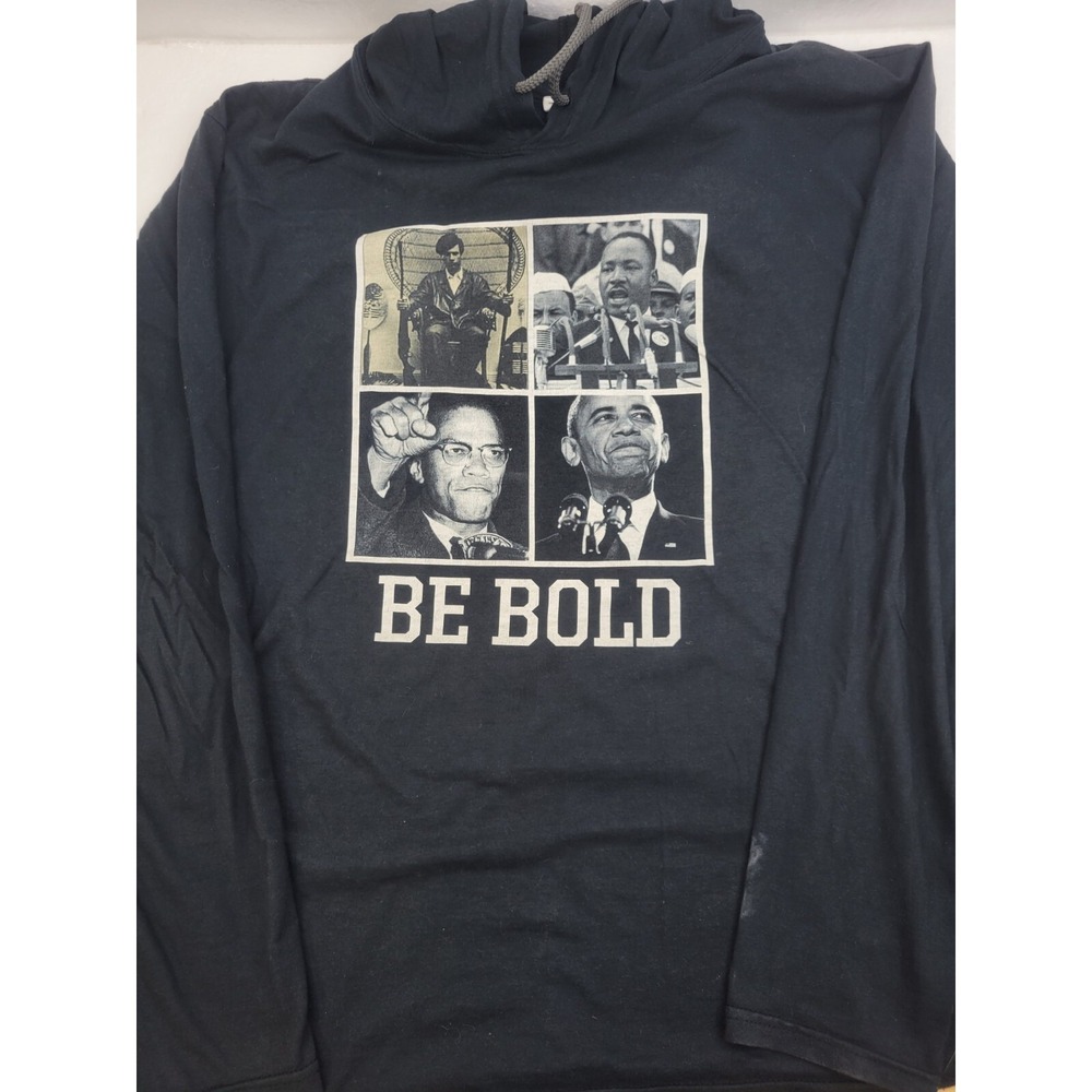 Martin Luther King Jr Malcolm X Obama Civil Rights Black History XL Hoodie Shirt